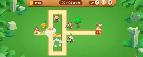 萌猫保卫战最新手机版金币获取攻略截图2