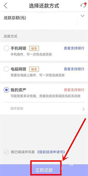 怎么提前还款截图3