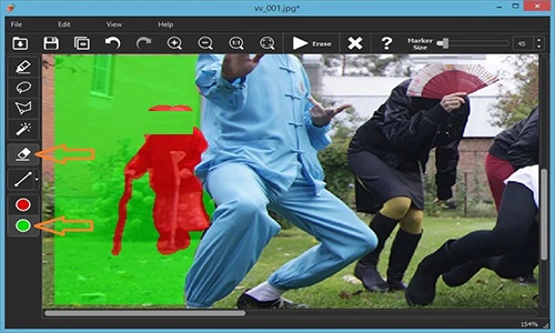 Inpaint如何删除不必要的人？3