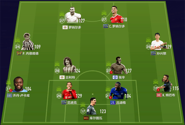FIFA online4最强阵容截图1