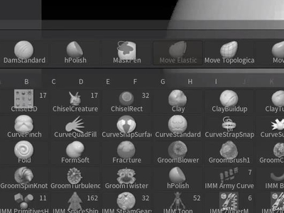 ZBrush怎么设置笔刷快捷键?1