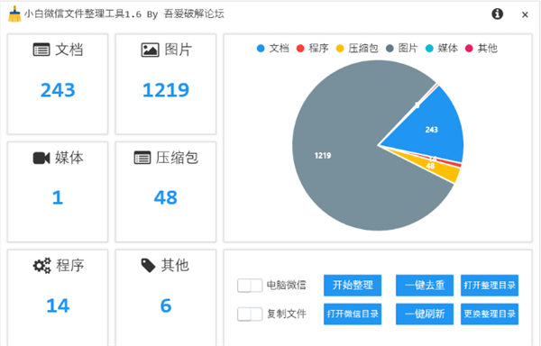 小白微信整理工具电脑版 第1张图片
