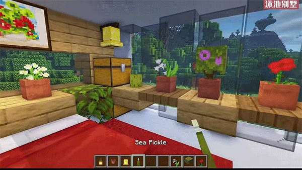 如何在Minecraft国际版最新版中制作别墅?8