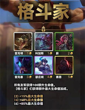 格斗家羁绊