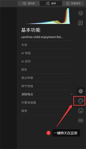 Luminar AI人工智能修图神器使用教程截图2