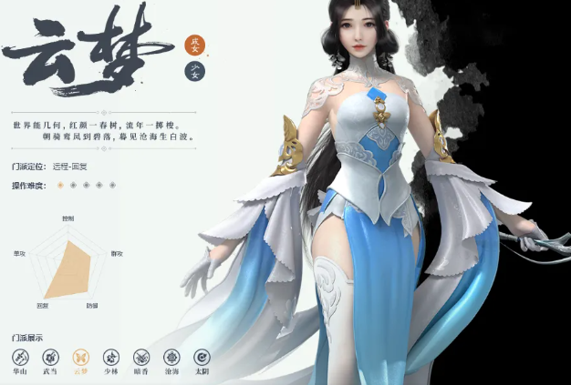 一梦江湖职业推荐4