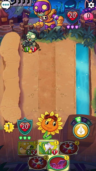PvZ英雄中文版游戏设定、机制1