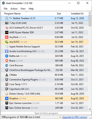 Geek Uninstaller中文版截图