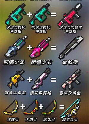 元气骑士合成表2