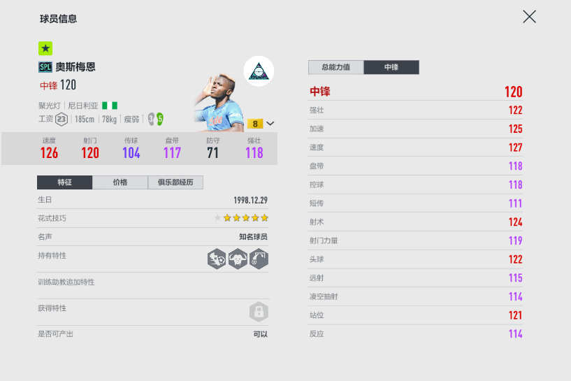 那不勒斯阵容推荐1