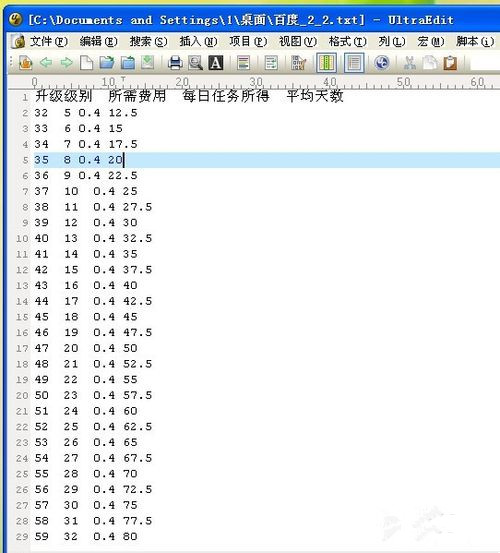 ultraedit使用方法1