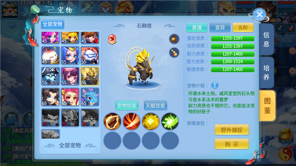 天书奇谈宠物推荐攻略1