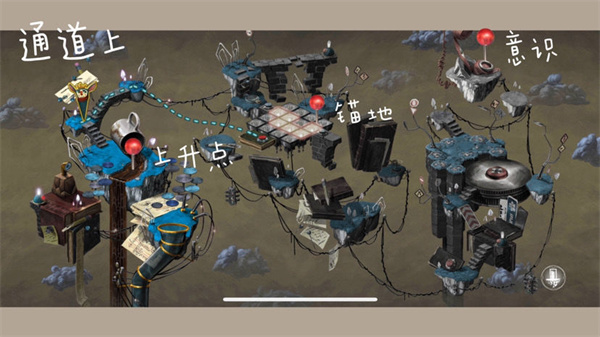 通道上