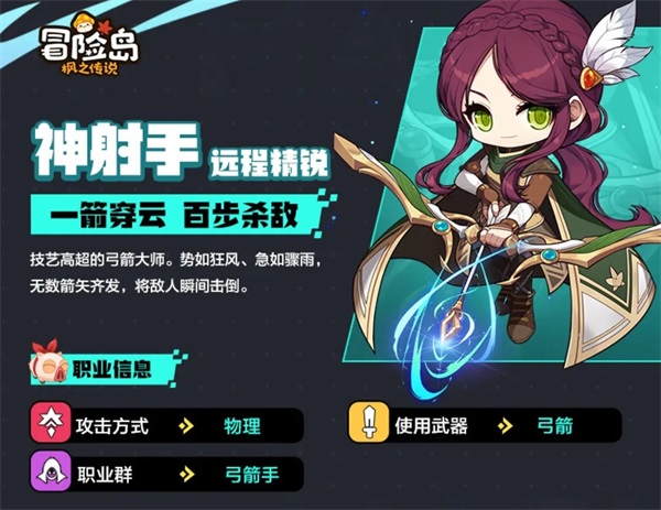 冒险岛枫之传说神射手介绍1