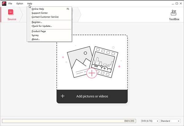 Wondershare DVD Creator免费版使用方法4