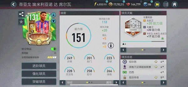 FIFA足球世界国际服球员推荐5