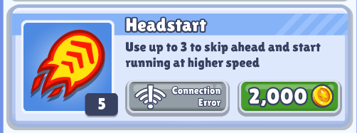路程加速（Headstart）