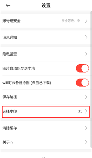 IN最新版本的水印在哪里改截图5