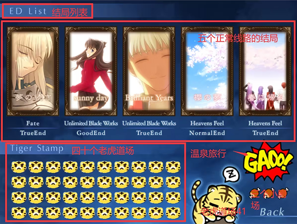 Fate线/Saber线攻略截图