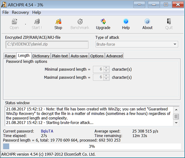 Advanced Archive Password Recovery绿色破解版软件介绍