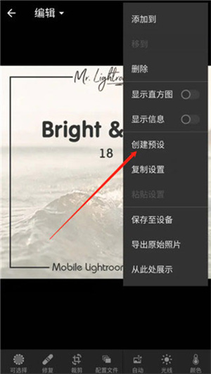 保存预设为DNG格式截图7