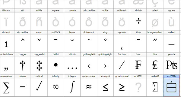 FontCreator最新版使用方法7