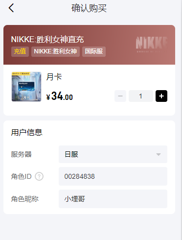 代充NIKKE胜利女神2