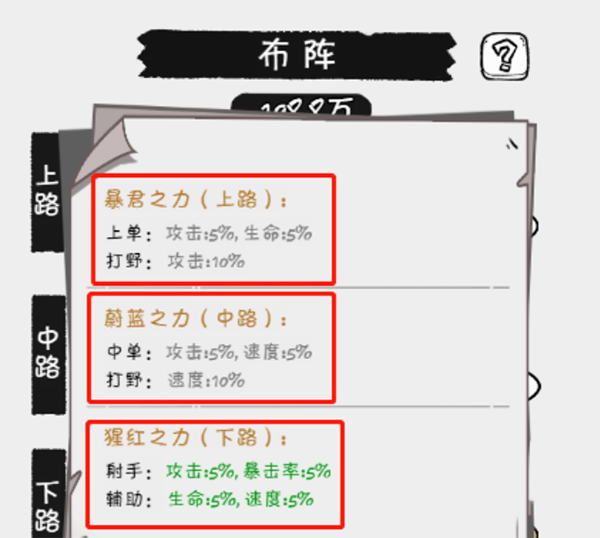 阵容搭配攻略截图2