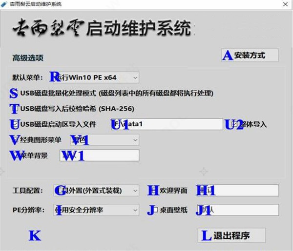 高级选项介绍截图