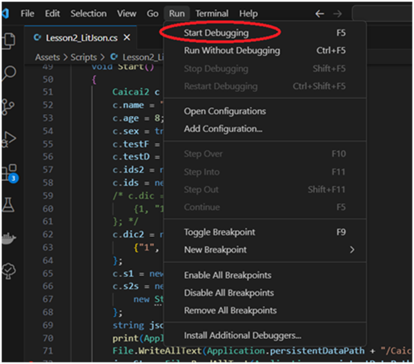 Unity3D中文版官方版如何使用VS Code进行代码测试