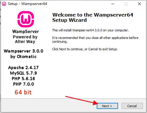 WampServer官方版安装步骤2