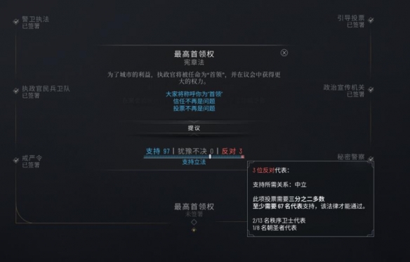 冰汽时代2民主万岁成就达成方法4