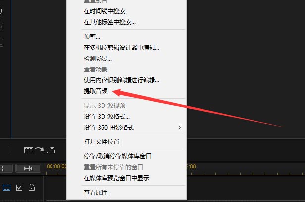 单独导出视频中声音文件的技巧截图2