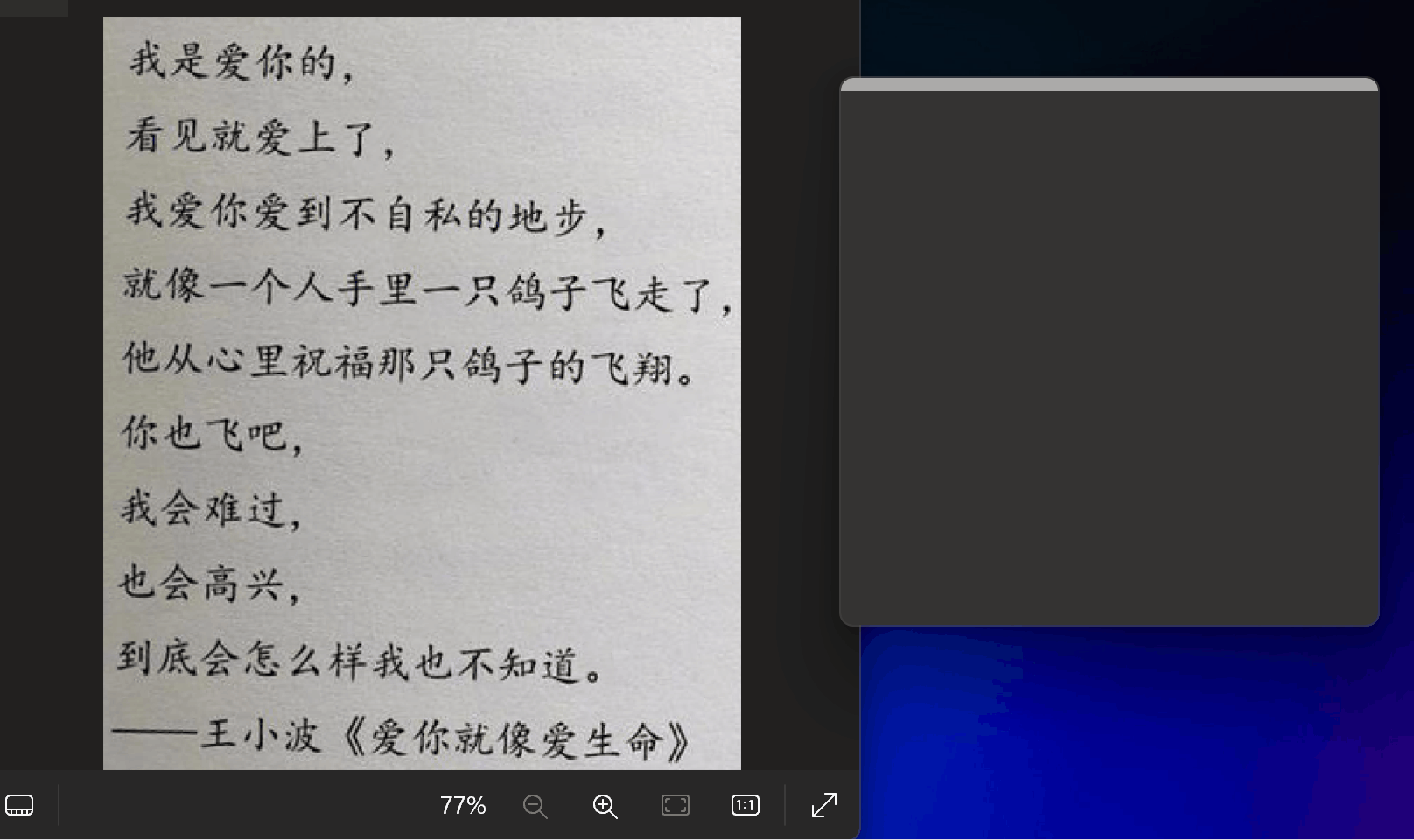 文字识别截图