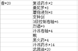 暗祭兑换列表大全截图1