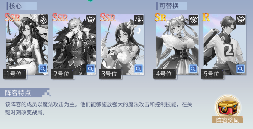 阵容介绍截图4