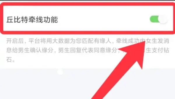 如何开启丘比特牵线功能截图3