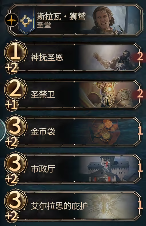 卡组推荐之圣堂铺场1